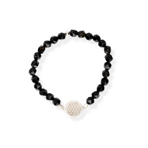 Bracelet Fleur de vie S Onyx – New Vintage by Kriss