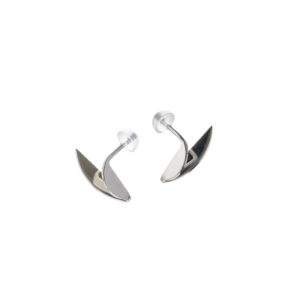 Boucles d'oreilles Alas en acier inoxydable recyclé – Lentsius