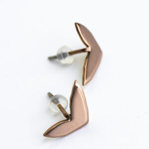 Boucles d'oreilles Vola or rose – Lentsius