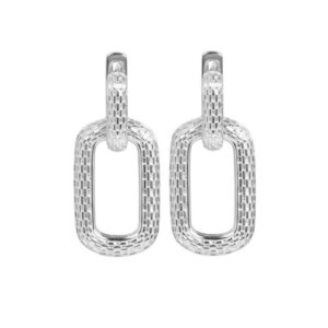 Boucles d'oreilles créoles abeille Link Charm – MyaMoon