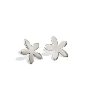 Boucles d'oreilles Lilac en acier inoxydable recyclé – Lentsius