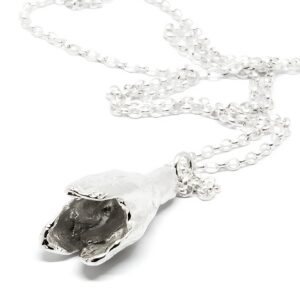 Necklace - SPRING Snowdrop Collier Printemps perce-neige – Agnes Veski Jewellery