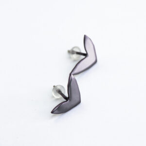 Boucles d'oreilles Vola violet – Lentsius