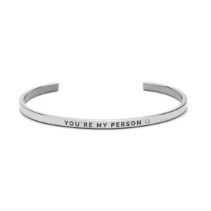 Bracelet gravé « You're My Person » – Olla