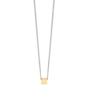 Collier chaîne Box or – NO MORE