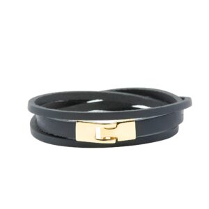 Bracelet double tour Slit doré fermoir crochet – RR