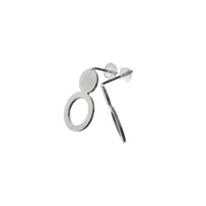 Boucles d'oreilles Arc argent – Lentsius