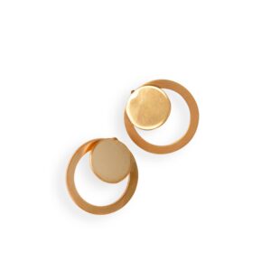 Boucles d'oreilles Luna dorée – Lentsius