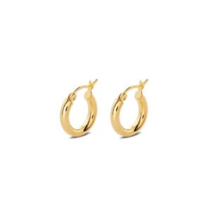 Boucles d'oreilles Ella créoles or – NO MORE