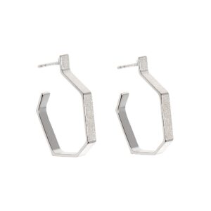Boucles d'oreilles créoles argent – Lisa Kroeber Jewellery