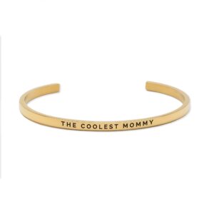 Bracelet gravé « The Coolest Mommy » – Olla