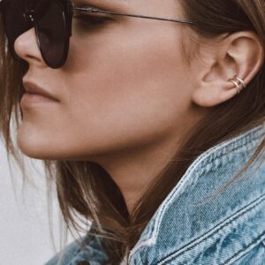 Ear cuff Line argent – NO MORE