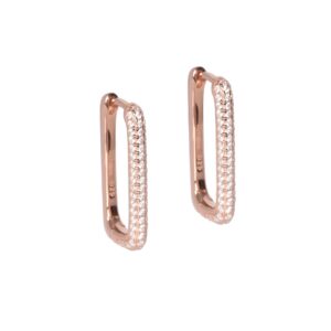 Boucles d'oreilles Metropolitan Glow blanc ZC L – MyaMoon