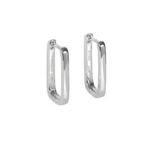 Boucles d'oreilles Metropolitan créoles or rose et argent – MyaMoon