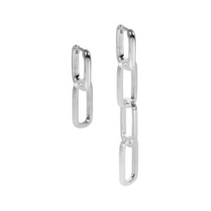 Boucles d'oreilles Metropolitan Way or rose et argent – MyaMoon