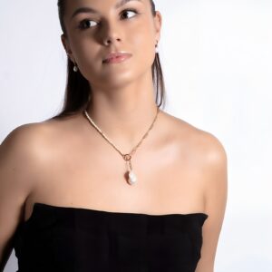 Collier nacre ras-de-cou – MyaMoon
