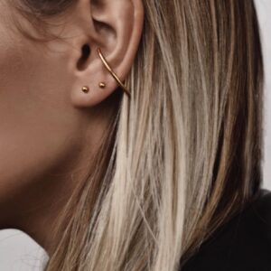 Boucles d'oreilles Radius or – NO MORE