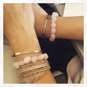 Bracelet gravé « Soul Sisters » – Olla